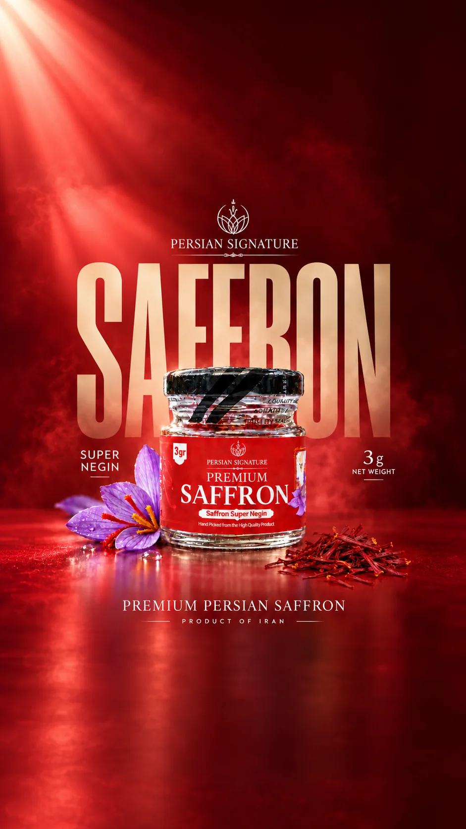 Premium Saffron 3g